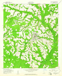 Glennville 1958 topographic map thumbnail