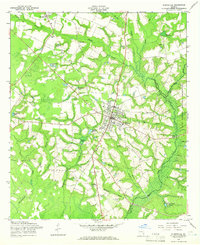 Glennville 1958 topographic map thumbnail