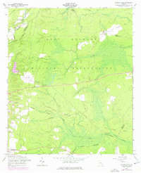 Glennville NE 1958 topographic map thumbnail