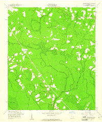 Glennville SE 1958 topographic map thumbnail