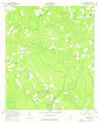 Glennville SE 1958 topographic map thumbnail
