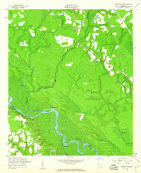 Glennville SW 1958 topographic map thumbnail
