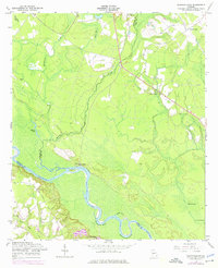 Glennville SW 1958 topographic map thumbnail