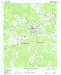 Greensboro 1972 topographic map thumbnail