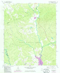 Greshamville 1972 topographic map thumbnail