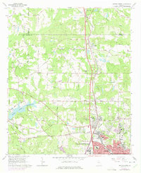 Griffin North 1965 topographic map thumbnail