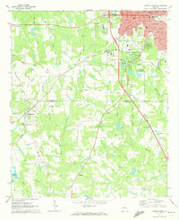 Griffin South 1971 topographic map thumbnail