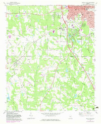 Griffin South 1971 topographic map thumbnail