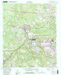 Grovetown 1957 topographic map thumbnail