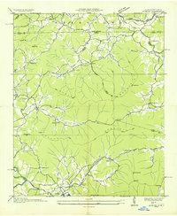 Gumlog 1935 topographic map thumbnail