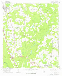 Hahira East 1961 topographic map thumbnail
