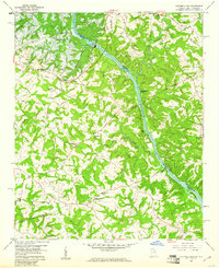 Hartwell Dam 1959 topographic map thumbnail