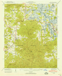 Hiawassee 1941 topographic map thumbnail