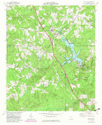 High Falls 1973 topographic map thumbnail