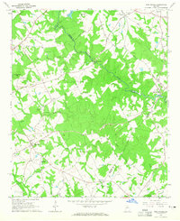 High Shoals 1964 topographic map thumbnail
