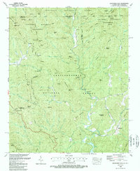 Hightower Bald 1988 topographic map thumbnail