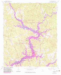 Hillcrest 1964 topographic map thumbnail