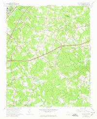 Hog Mountain 1964 topographic map thumbnail