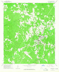 Hogansville 1964 topographic map thumbnail