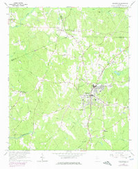Hogansville 1964 topographic map thumbnail