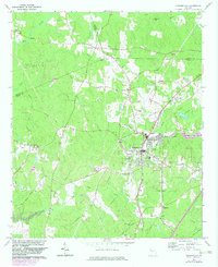 Hogansville 1964 topographic map thumbnail