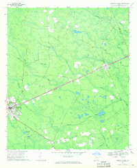 Homerville East 1968 topographic map thumbnail