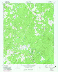 Hulett 1973 topographic map thumbnail