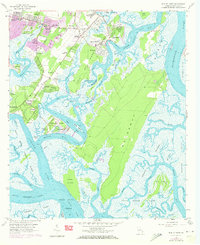 Isle of Hope 1957 topographic map thumbnail