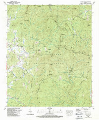 Jacks Gap 1988 topographic map thumbnail