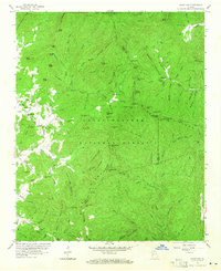 Jacks Gap 1957 topographic map thumbnail