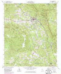 Jasper 1973 topographic map preview