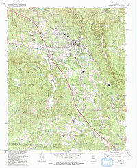 Jasper 1992 topographic map thumbnail