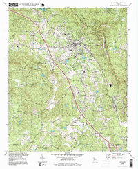 Jasper 1997 topographic map preview