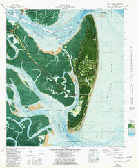 Jekyll Island 1979 topographic map thumbnail