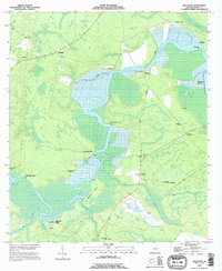 Jerusalem 1993 topographic map thumbnail