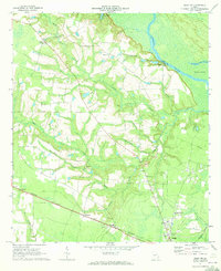Jesup NW 1970 topographic map thumbnail