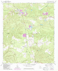 Junction City 1971 topographic map thumbnail