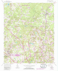Kennesaw 1956 topographic map thumbnail