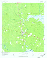 Kingsland 1958 topographic map thumbnail