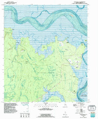 Kingsland NE 1993 topographic map thumbnail