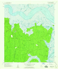 Kingsland NE 1958 topographic map thumbnail