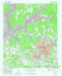 La Grange 1964 topographic map thumbnail