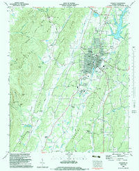 Lafayette 1983 topographic map thumbnail