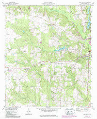 Lake Collins 1973 topographic map thumbnail