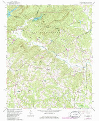 Lake Russell 1964 topographic map thumbnail