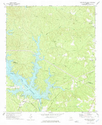 Lake Sinclair East 1972 topographic map thumbnail