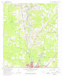 Lanett North 1964 topographic map thumbnail