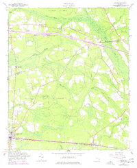 Lanier 1958 topographic map thumbnail