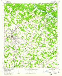 Lavonia 1959 topographic map thumbnail