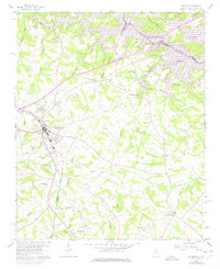 Lavonia 1959 topographic map thumbnail